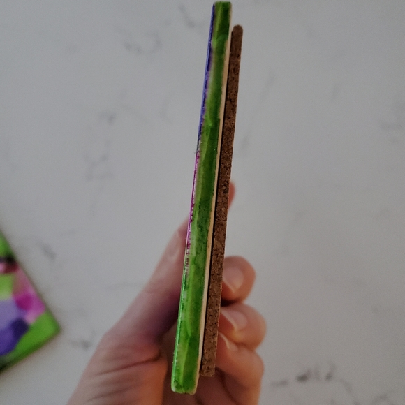 🌲 Handmade coasters - Picture 2 of 3